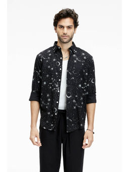 TERRA LUNA - Dante Eco Foil Sparkle Black Shirt