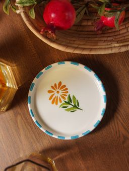 Pure Home + Living - Blue & White Hand Painted Coasters (Pack of 2)