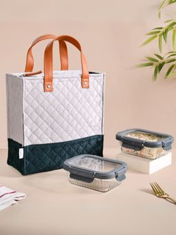 Nestasia - Meal On The Go Lunch Box With Bag - 370 Ml Each (Pack of 3)