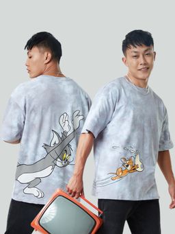 The Souled Store - Tom & Jerry The Chase Oversized T-shirts For Men
