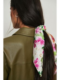 NA-KD - Printed Hair Scarf-Garden Flower