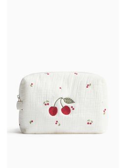 H&M - White Cotton Muslin Changing Bag