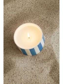 H&M - Blue Scented Candle In Ceramic Holder