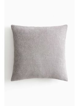 H&M - Grey Chenille Cushion Cover