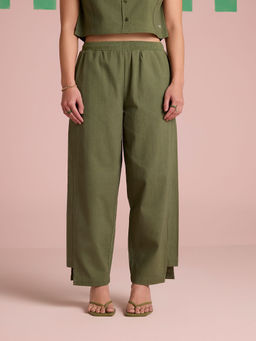 Muvazo - Green Eden Thread Dobby Pant