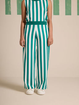 Muvazo - Green Palm Luxe Pant