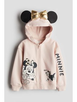 H&M - Printed zip-through hoodie