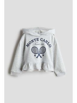 H&M - Flounce-trimmed hoodie