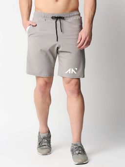AESTHETIC NATION - Critical 2 In 1 Inner Compression White Printed Shorts