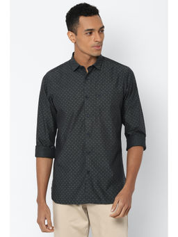 Allen Solly - Men Green Printed Cotton Shirt