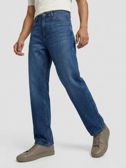 Spykar - Men Blue Solid/Plain Cotton Jeans
