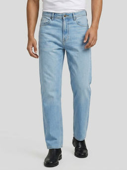 Spykar - Men Blue Solid/Plain Cotton Jeans