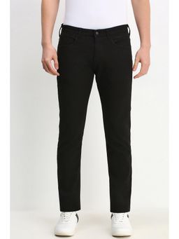 Allen Solly - Men Black Straight Slim Fit Jeans