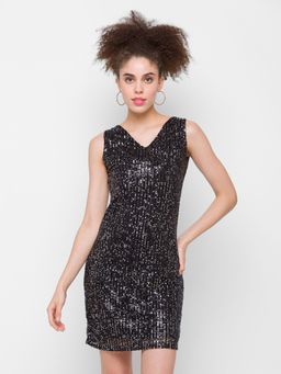 Globus - Embellished Black Dress