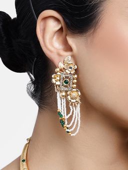 Estele - Gold-Plated Gorgeous Drop and Dangler Earrings for Women