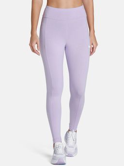 Puma - Power Colorblock 7/8 High-Waist Womens Purple Tights