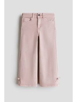 H&M - Girls Pink Superstretch Wide Leg Jeans