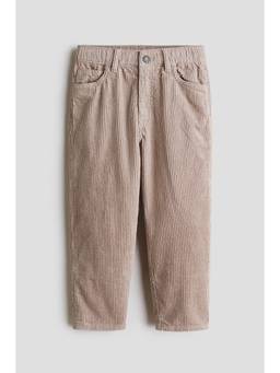 H&M - Boys Beige Cotton Corduroy Trousers