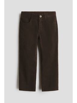 H&M - Boys Brown Relaxed Fit Corduroy Trousers