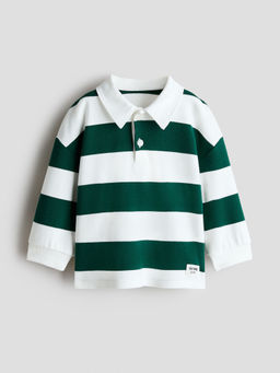 H&M - Boys Multi-Color Cotton Rugby Polo T-Shirt