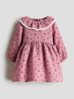 H&M - Girls Pink Cotton Dress