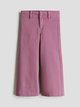 H&M - Girls Pink Wide Twill Jeans