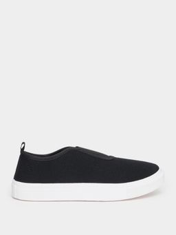 Styli - Eric Boardwalk Slip On Sneakers Black