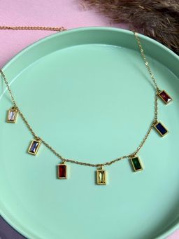 Nekhi - Chiselled Chain Necklace - Gold