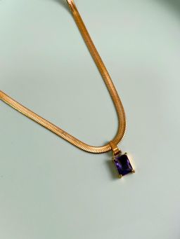 Nekhi - Elite Stone Necklace - Purple