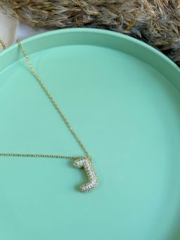 Nekhi - 3D Sparkling Necklaces - J - White