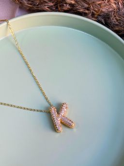 Nekhi - 3D Sparkling Necklaces - K - White