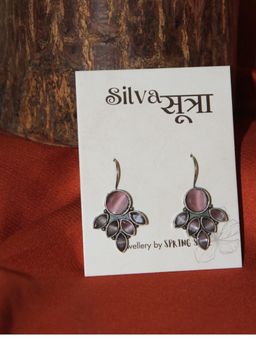 Spring Soul - Silva Sutra Pink Stone Drop Earrings