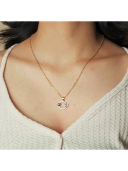 UPAKARNA - Evil Eye Butterfly Necklace - Blue