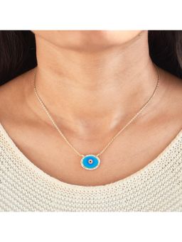 UPAKARNA - Turquoise Evil Eye Necklace