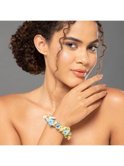 MAASHA - Multicolour Chunky Shell Bracelet For Women