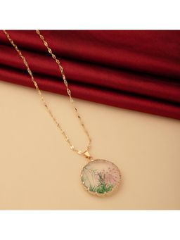 MAASHA - Floral Pendant Necklace For Women