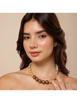 MAASHA - Gradient Pearl Necklace For Women