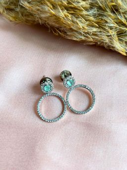Nekhi - Megan Earrings- Green