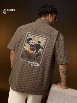 The Souled Store - Official Kung Fu Panda: Thunder Men Oversized Shirt