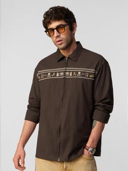 The Souled Store - Official Cotton Linen: Nile Mysteries Men Relaxed Shirts