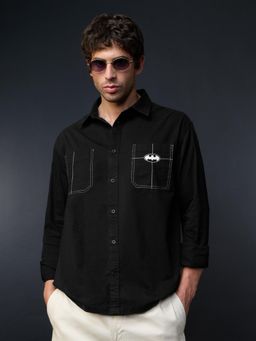 The Souled Store - Official DC Comics Batman: Dark Rule Men Utility Shirt