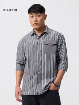 The Souled Store - Striped Highway Men Relaxed Shirts