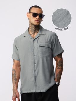 The Souled Store - Crinkled Anchor Men Holiday Shirts