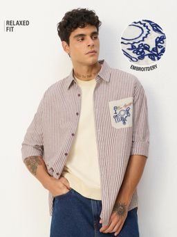 The Souled Store - Cotton Linen: Bon Appetit Men Cotton Linen Shirts