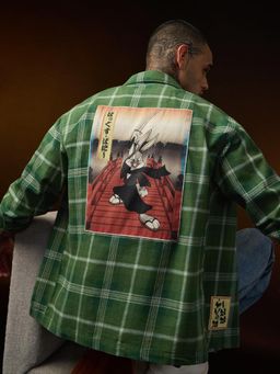 The Souled Store - Official Looney Tunes: Bugs Bunny: Samurai Men Relaxed Shirt