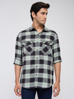 Spykar - Men Check Regular Fit Shirt