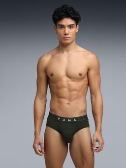 Puma - Green Textured Brief