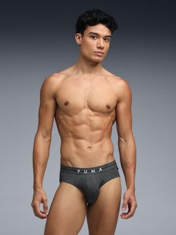 Puma - Grey Textured Brief