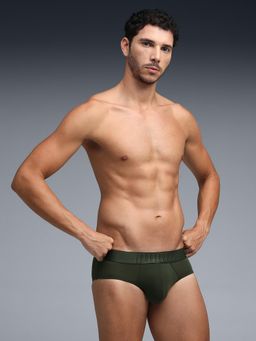 Puma - Green Solid/Plain Brief