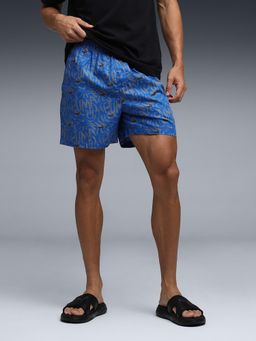 Puma - Blue Printed Boxer
